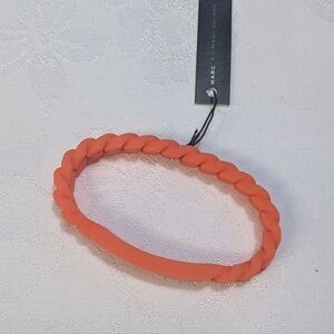 Marc Jacobs Flouro Orange Silicone Bracelet